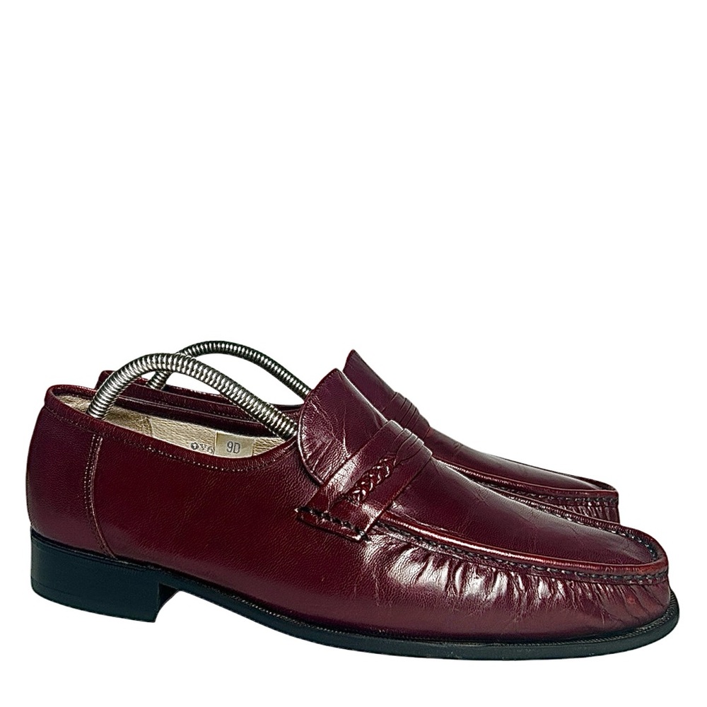 Stuart McGuire Burgundy Slip On Dress Shoes Loafers
Men's Size 9D